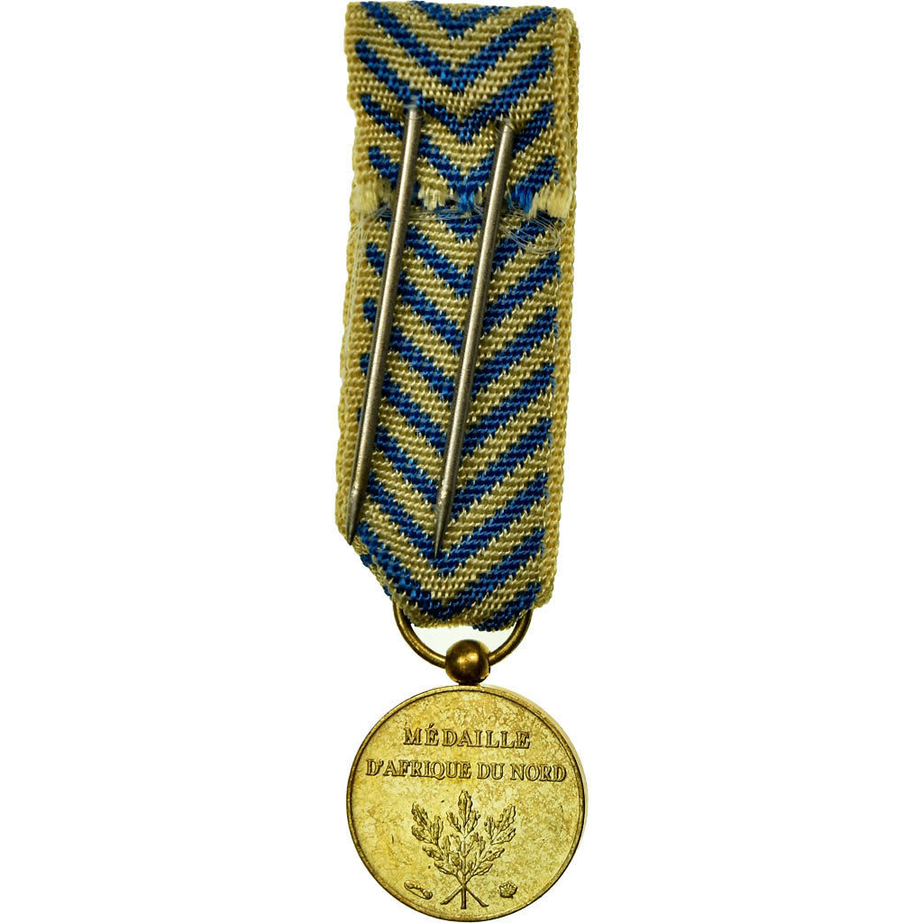 France, Commémorative d'Afrique du Nord, Medal, Uncirculated, Gilt Bronze, 13