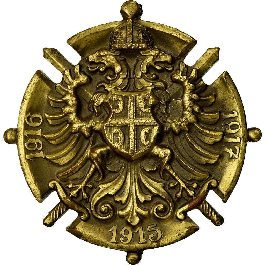 Serbia, Médaille commémorative de Serbie, Medal, 1918, Excellent Quality