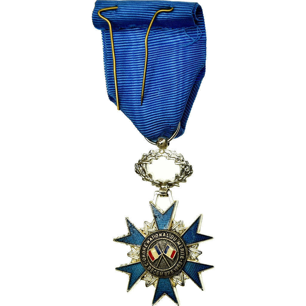 France, Ordre National du Mérite, Médaille, Non circulé, Silvered bronze, 40
