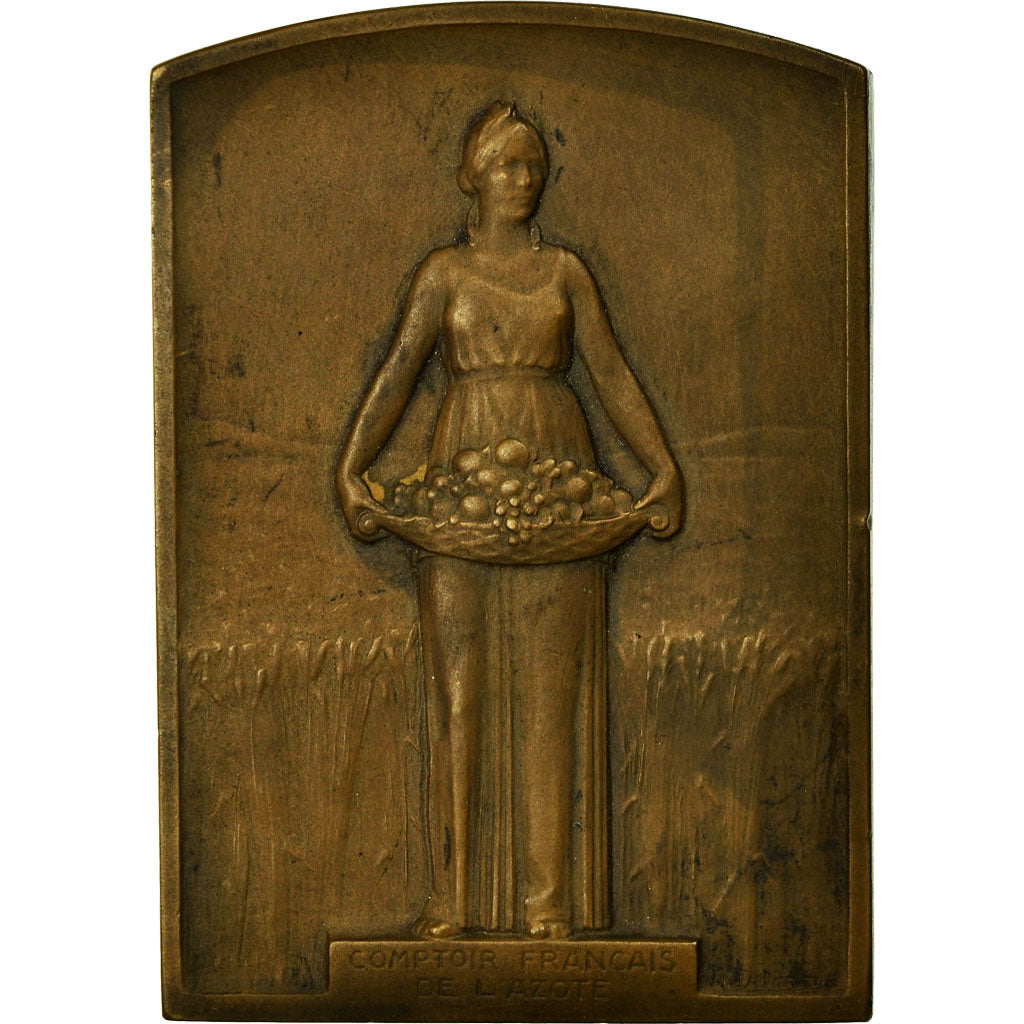 France, Medal, Agriculture, Comptoir Français de l'Azote, Delannoy, MS(63)