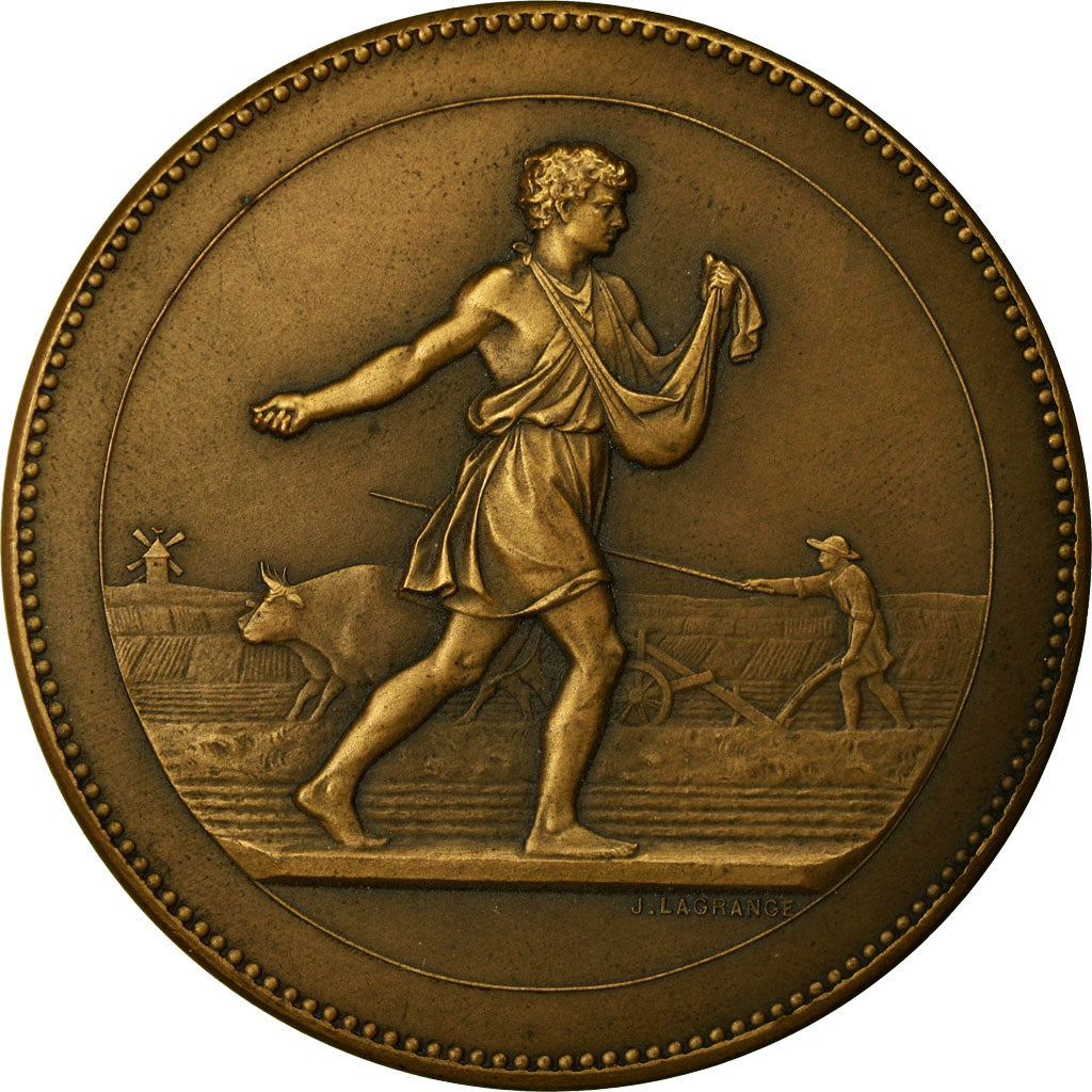 France, Médaille, Comptoir Français de l'Azote, Champs d'expériences
