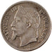 FRANCE, Napoléon III, Franc, 1869, Strasbourg, KM #806.2, VF(30-35), Silver, G..