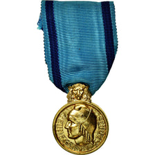 France, Jeunesse et sports, Medal, Excellent Quality, Gilt Bronze, 28