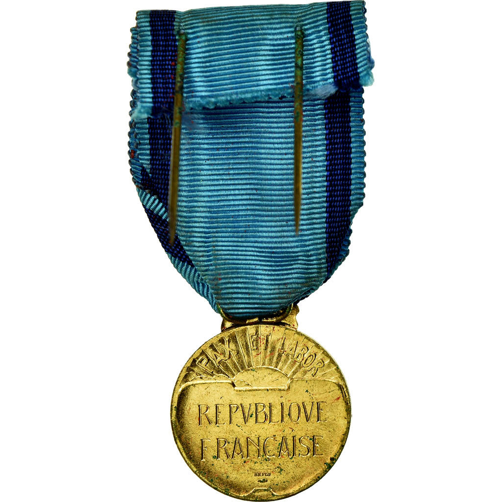 France, Jeunesse et sports, Medal, Excellent Quality, Gilt Bronze, 28