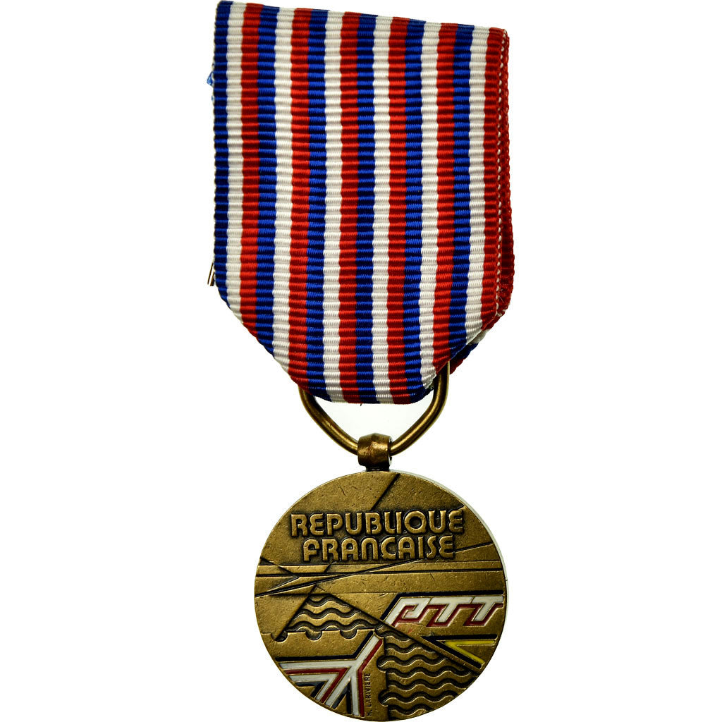 Frankrijk, P.T.T, République Française, Medaille, Niet gecirculeerd