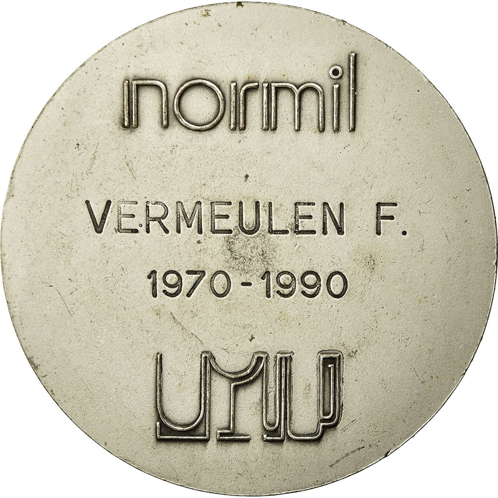 Francja, Medal, Emploi Intérim, Mr Vermeulen, Biznes i przemysł, 1990