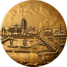 France, Medal, Banque, Caisse d'Epargne de Tours, 1983, MS(65-70), Bronze