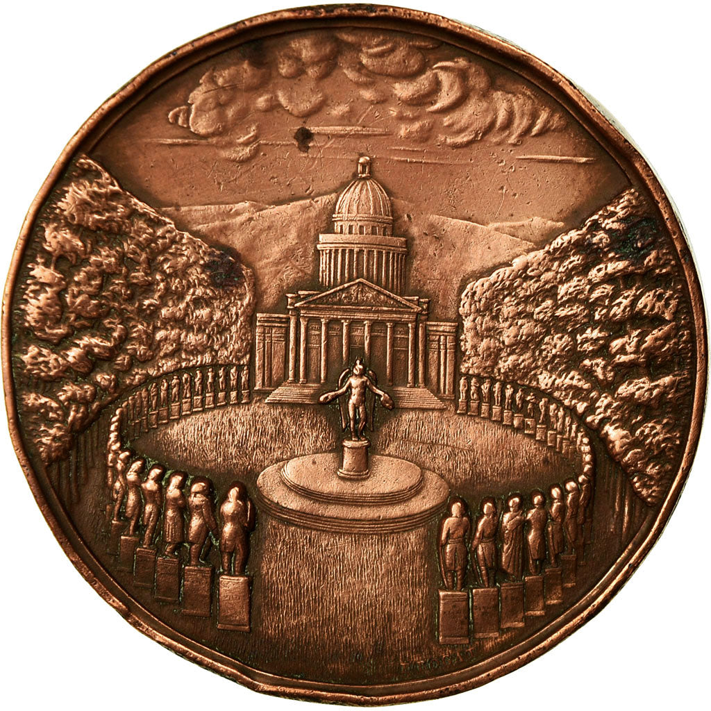 France, Medal, Louis-Philippe, Eugène Sue, 1846, Rogat, EF(40-45), Copper
