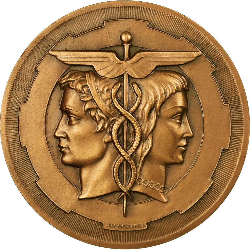 France, Médaille, Chambre de Commerce et d'Industrie de Rouen, 1978, Coeffin