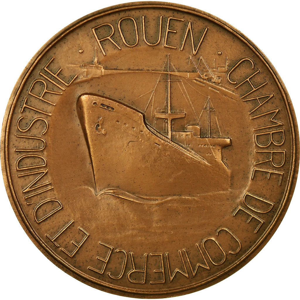 France, Médaille, Chambre de Commerce et d'Industrie de Rouen, 1978, Coeffin