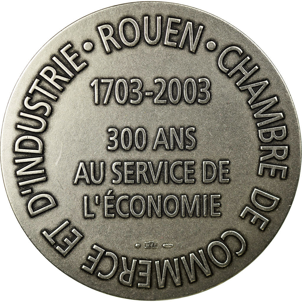 France, Medal, Chambre de Commerce et d'Industrie de Rouen, 2003, Coeffin