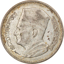 Coin, Morocco, Mohammed V, Dirham, 1960, Paris, VF(30-35), Silver, KM:55