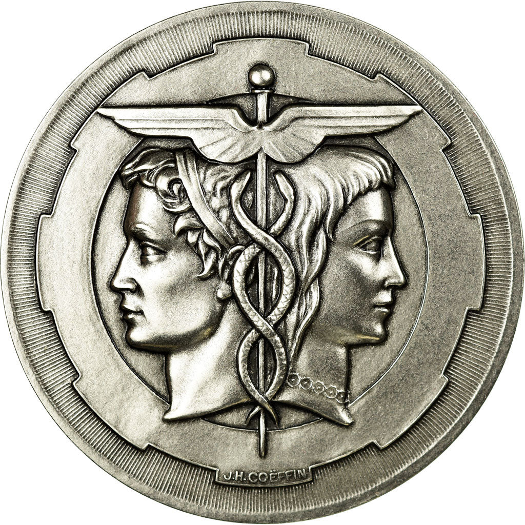 France, Medal, Chambre de Commerce et d'Industrie de Rouen, 2003, Coeffin