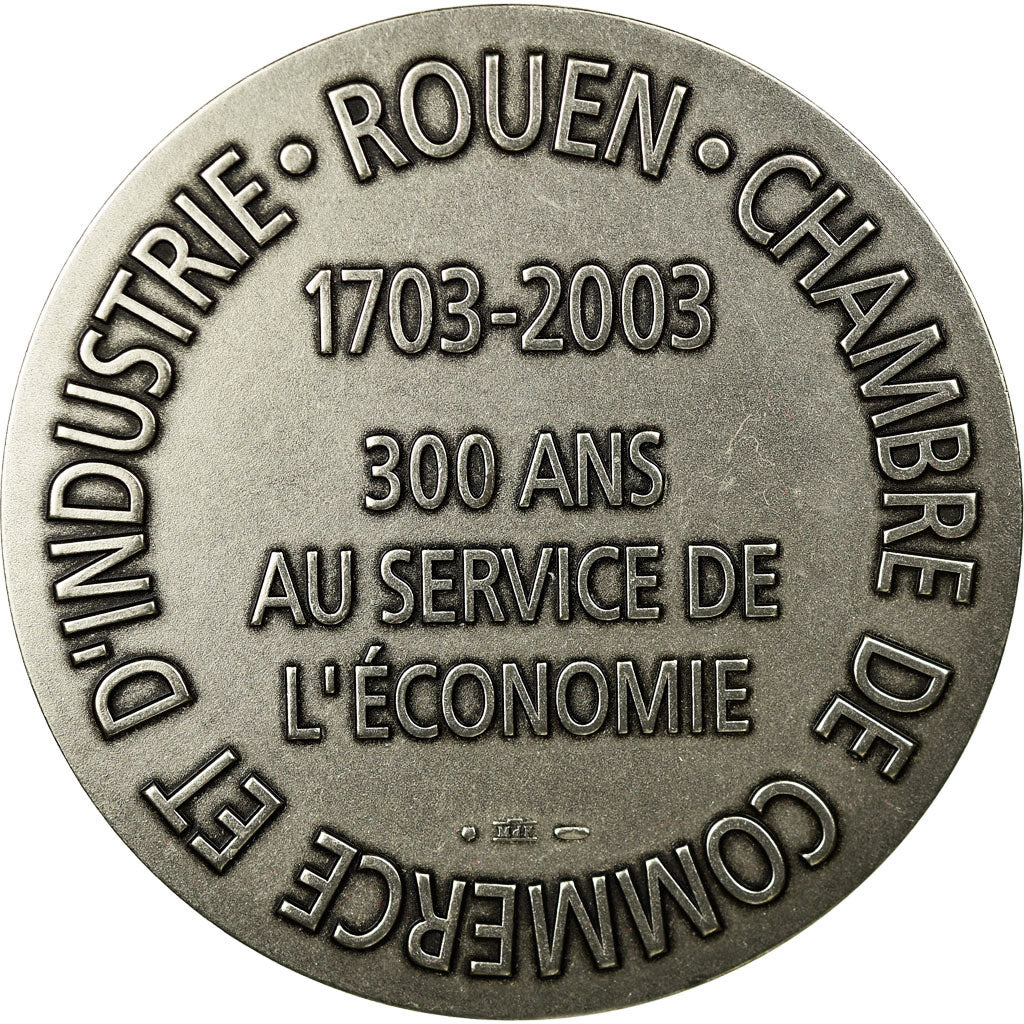 France, Medal, Chambre de Commerce et d'Industrie de Rouen, 2003, Coeffin