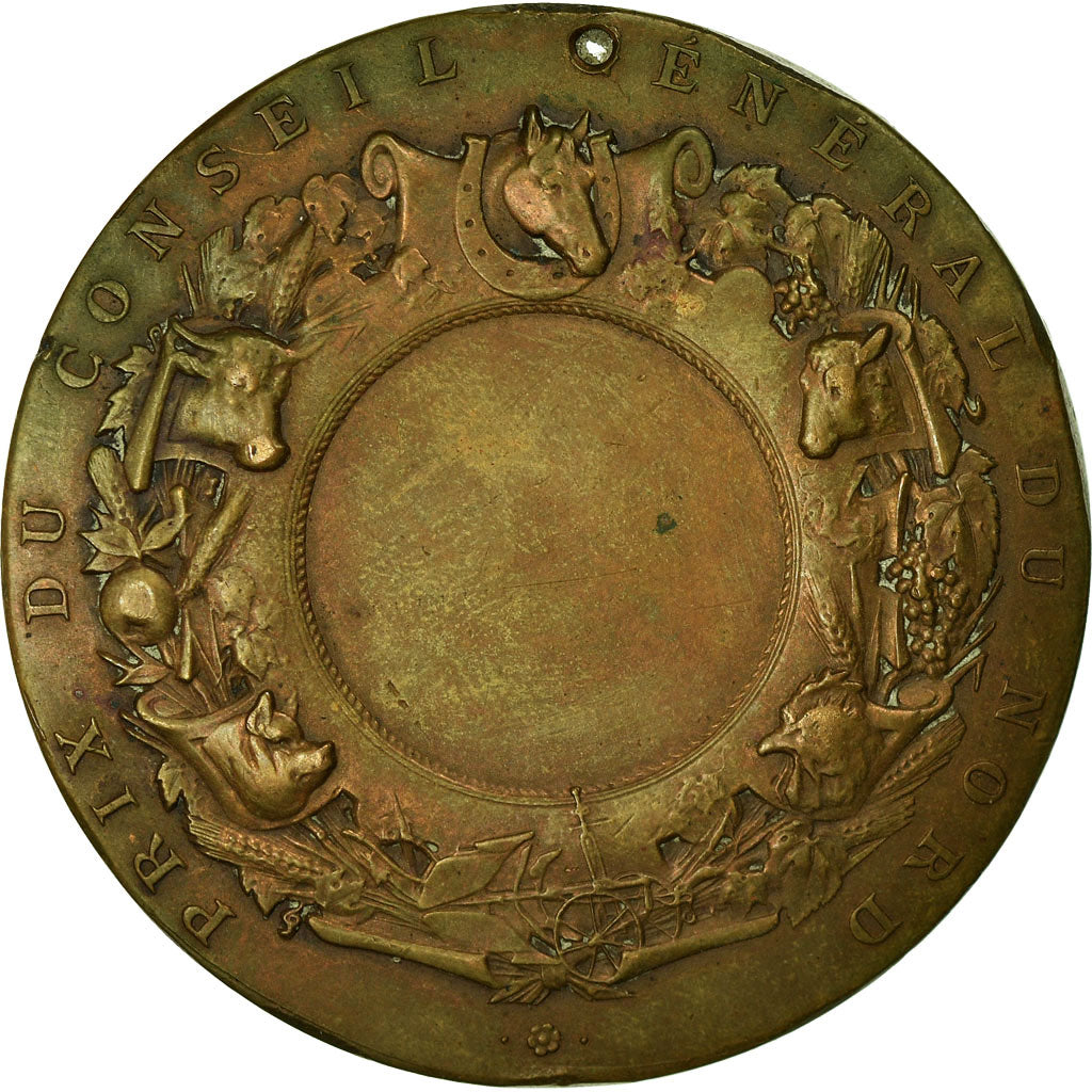 France, Medal, Prix du Conseil Général du Nord, Michelet, EF(40-45), Bronze