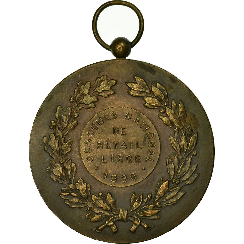 Belgique, Médaille, Agriculture, Concours National de Bétail, Liège, 1930