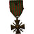 França, Croix de Guerre, Une Etoile, Medal, 1914-1918, Qualidade Excelente