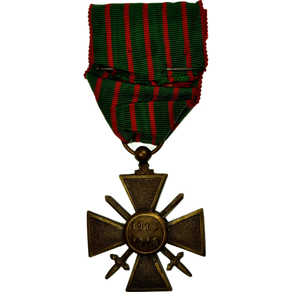 Francja, Croix de Guerre, Une Etoile, Medal, 1914-1918, Doskonała jakość