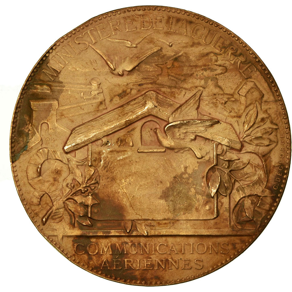 Francia, medaglia, Ministère de la Guerre, Communications aériennes