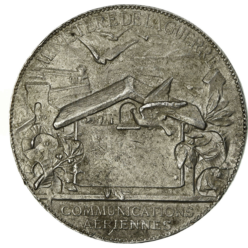 França, Medal, Ministère de la Guerre, Communications aériennes, 1870-1871
