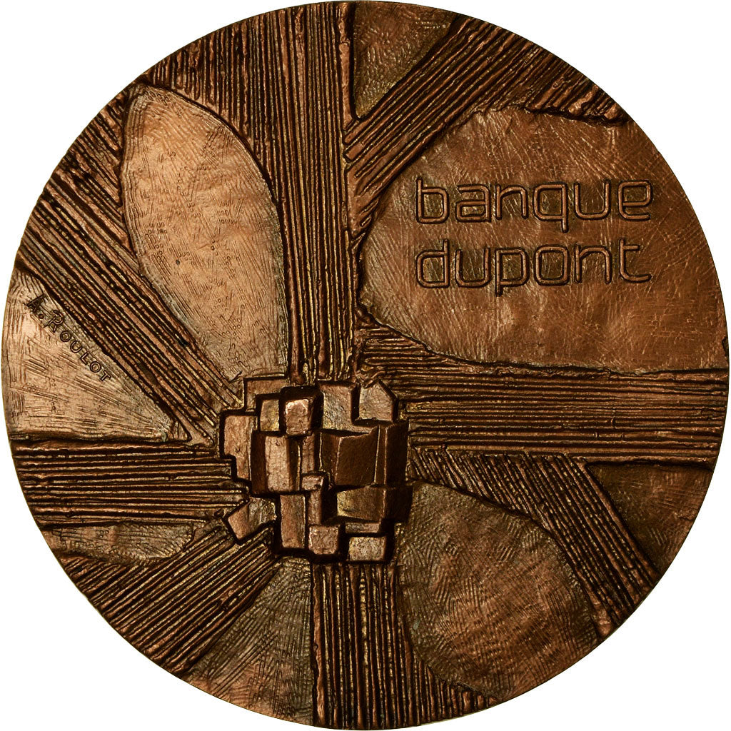 Francia, medalla, Banque Dupont, 1969, Roulot, SC, Bronce