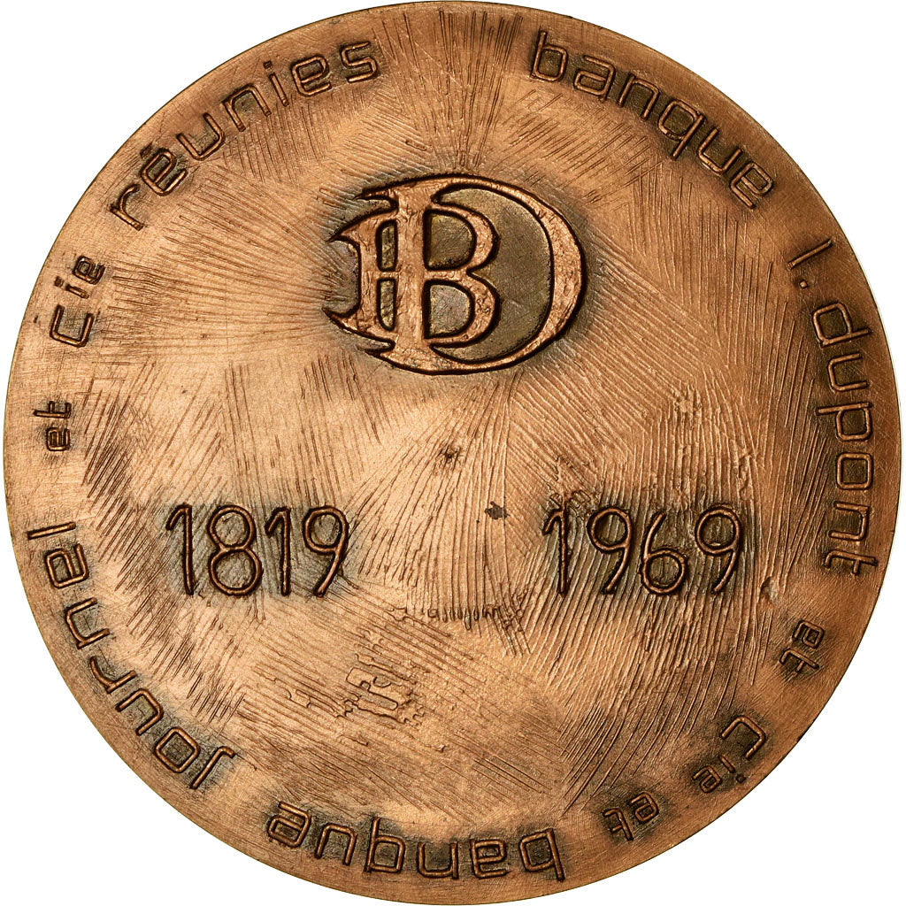 Francia, medalla, Banque Dupont, 1969, Roulot, SC, Bronce