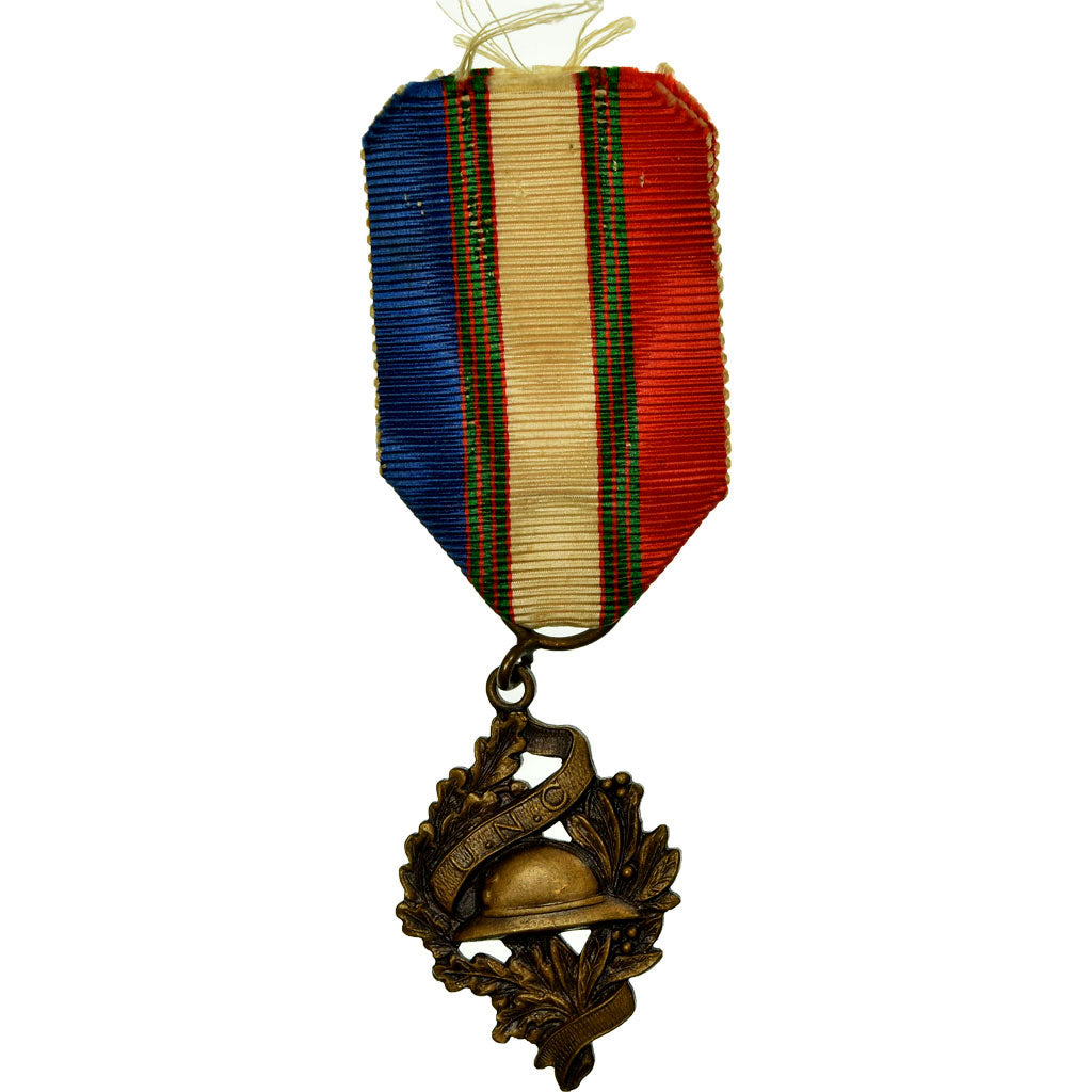 France, Union Nationale des Combattants, Medal, Very Good Quality, Bronze, 33
