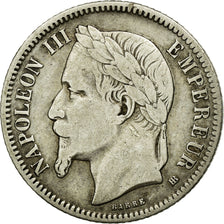 Moneta, Francja, Napoleon III, Napoléon III, Franc, 1867, Strasbourg