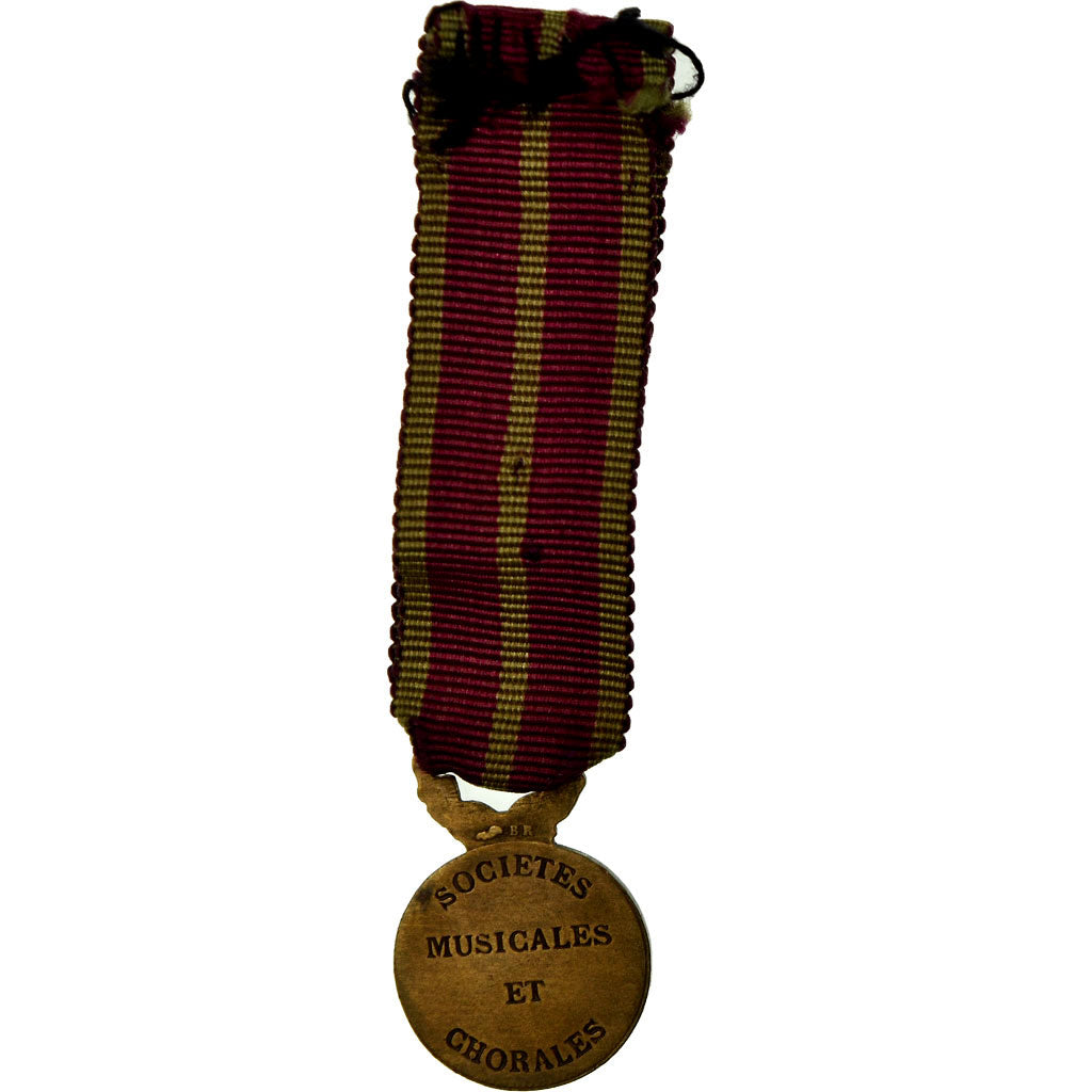 France, Sociétés musicales et chorales, Medal, Excellent Quality, Vatinelle