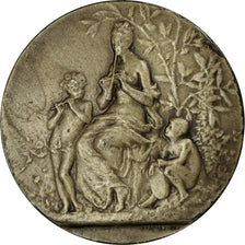 Francja, Medal, Art Nouveau, Musique, 1947, Dubois.H, AU(50-53), Brąz