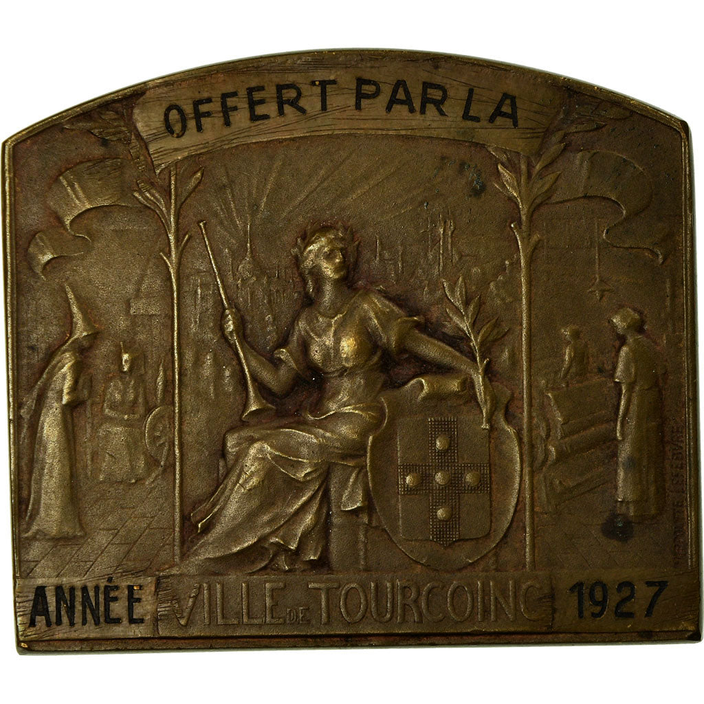 France, Medal, Exposition Internationale des Industries Textiles, Tourcoing