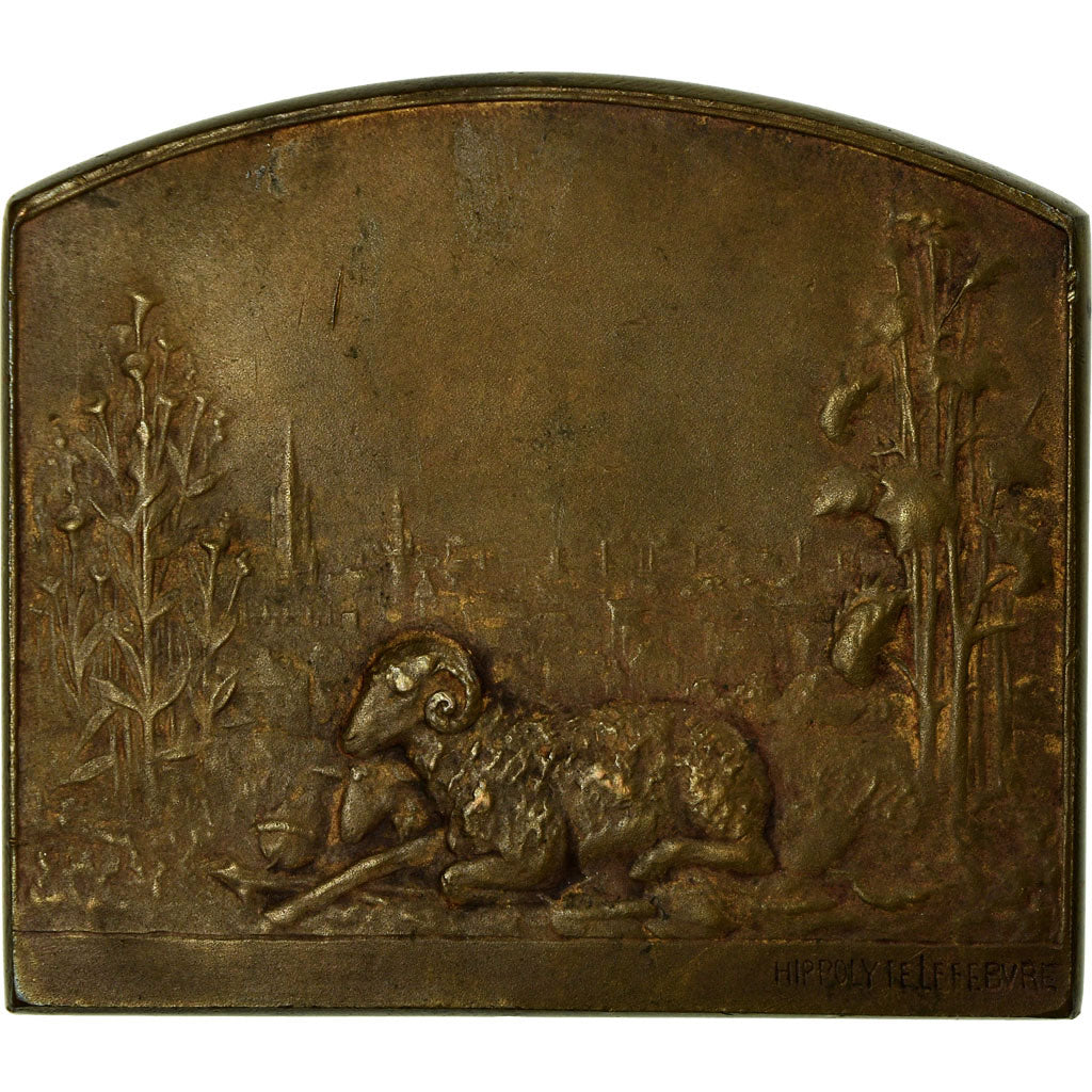 France, Medal, Exposition Internationale des Industries Textiles, Tourcoing