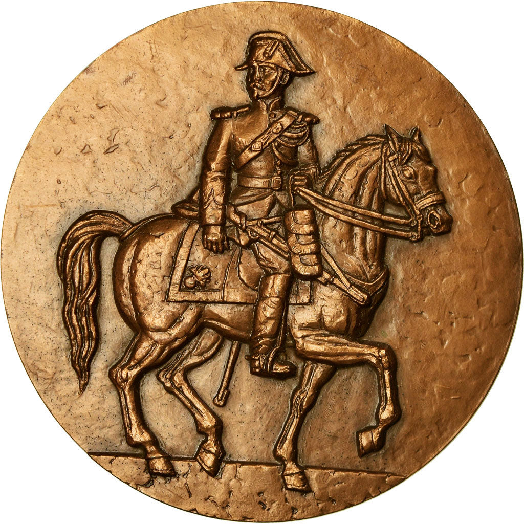 France, Médaille, Les Anciens et Amis de la Gendarmerie, Ville de Croix, 1983