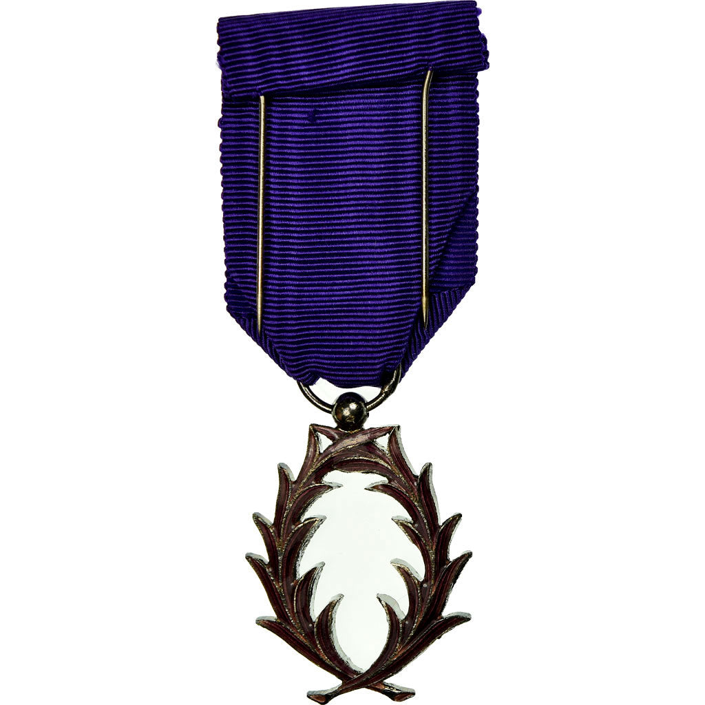 Frankreich, Ordre des Palmes Académiques, Medaille, Uncirculated, Silvered