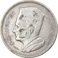 Coin, Morocco, Mohammed V, Dirham, 1960, Paris, VF(30-35), Silver, KM:55