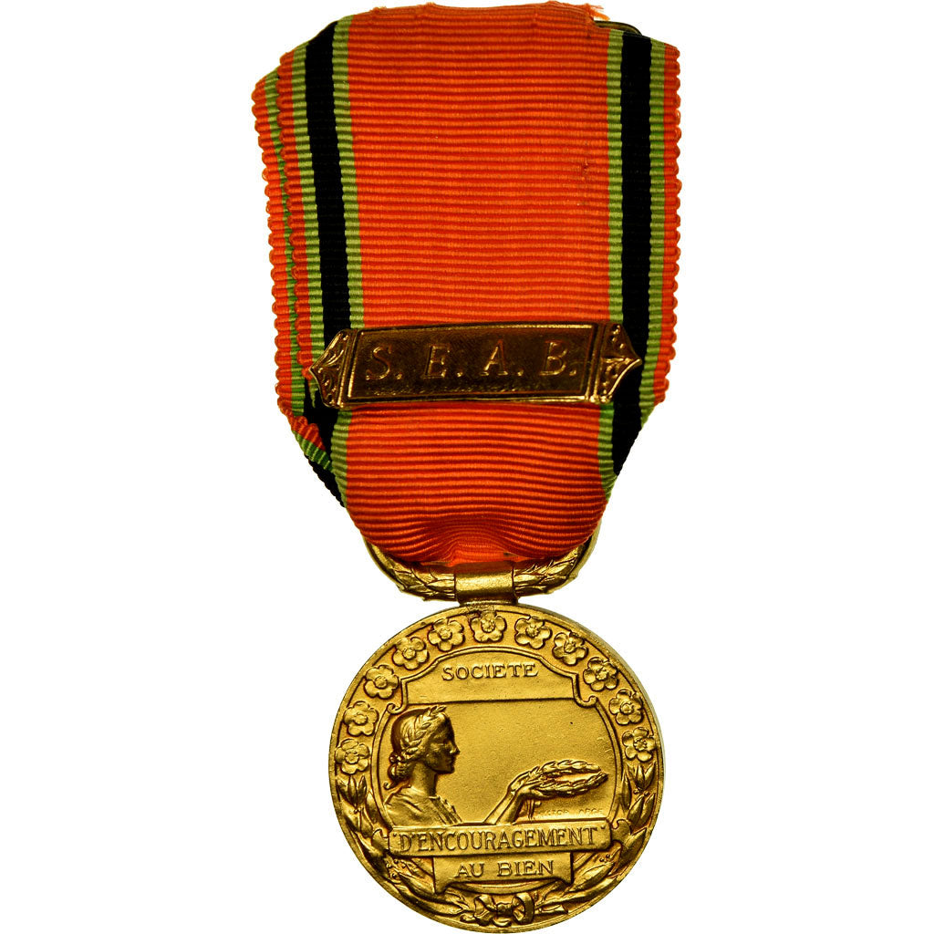 Francia, Société Nationale d'Encouragement au bien, medaglia, Fuori