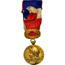 France, Médaille d'honneur du travail, Medal, Excellent Quality, Gilt Bronze