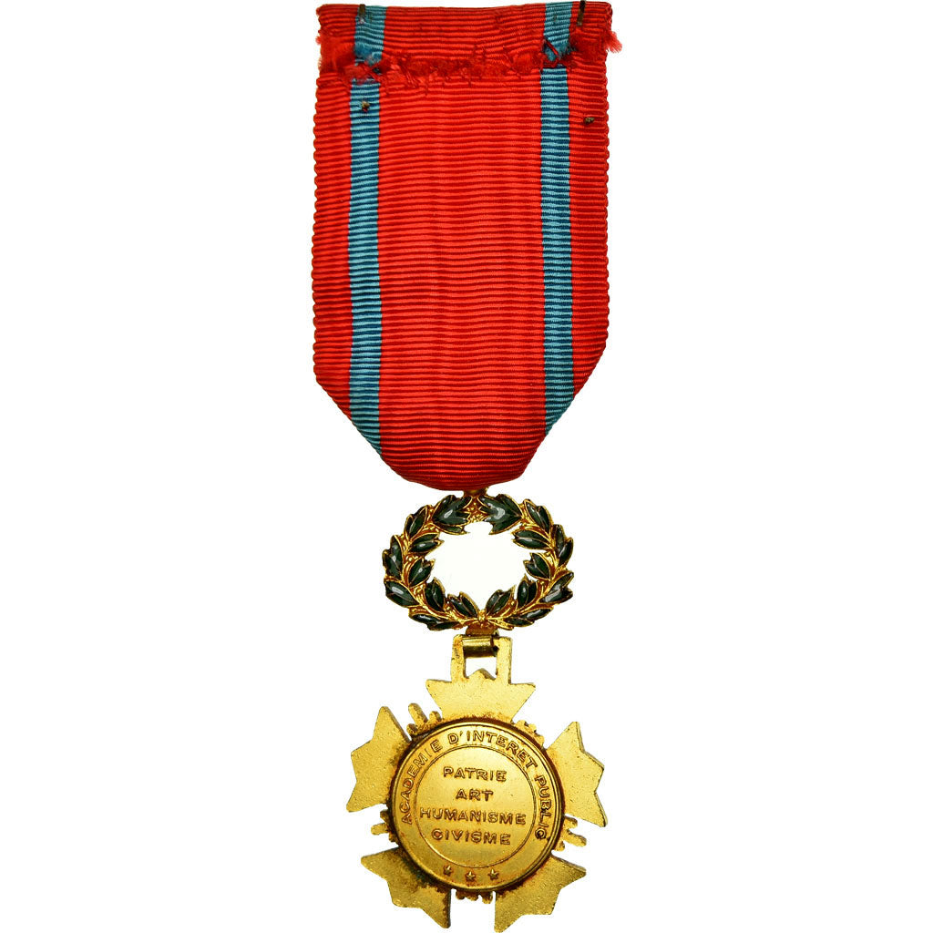 France, Croix de l'Ordre Patrie, Art, Humanisme, Civisme, Medal, Excellent