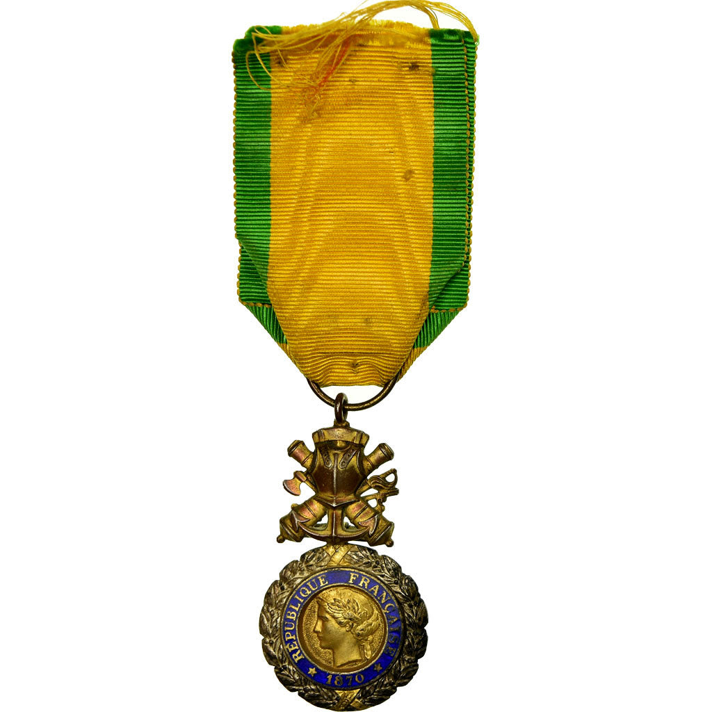 France, Troisième République, Valeur et Discipline, Medal, 1870, Excellent