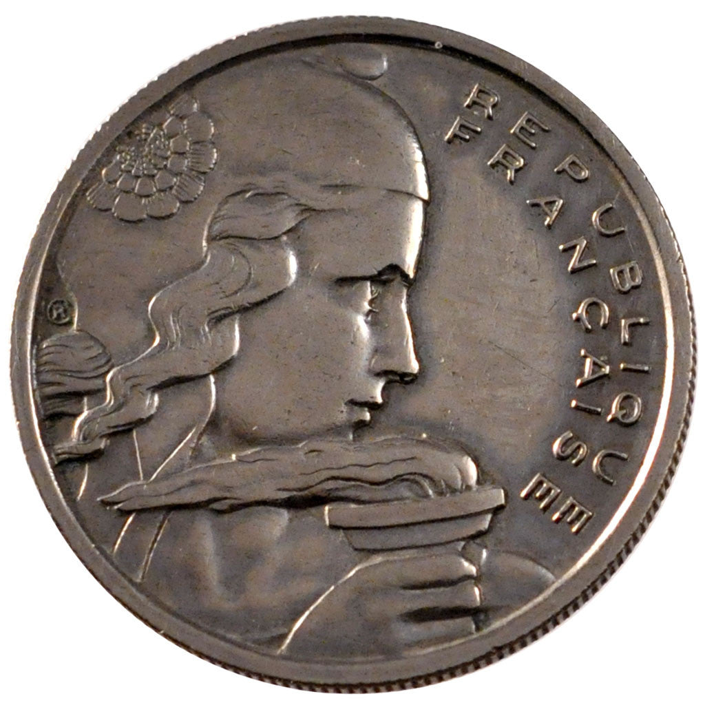 FRANCE, Cochet, 100 Francs, 1956, KM #919.1, EF(40-45), Copper-Nickel, 24,...