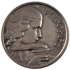 FRANCE, Cochet, 100 Francs, 1956, KM #919.1, EF(40-45), Copper-Nickel, 24,...