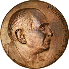France, Medal, Journalisme, Pierre-René Wolf, Coeffin, AU(50-53), Bronze