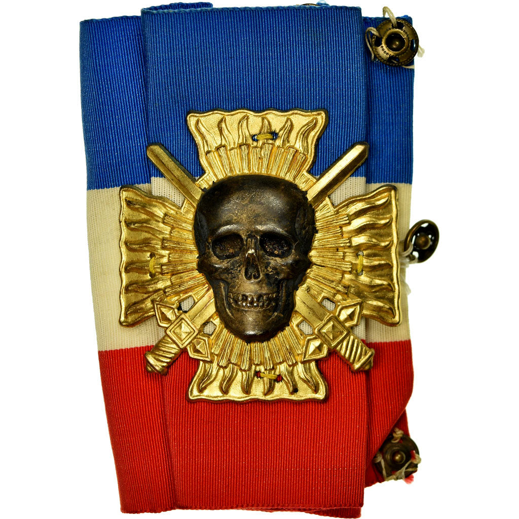 France, Brassard du Mouvement des Croix de Feu, Médaille, 1927-1936, Excellent