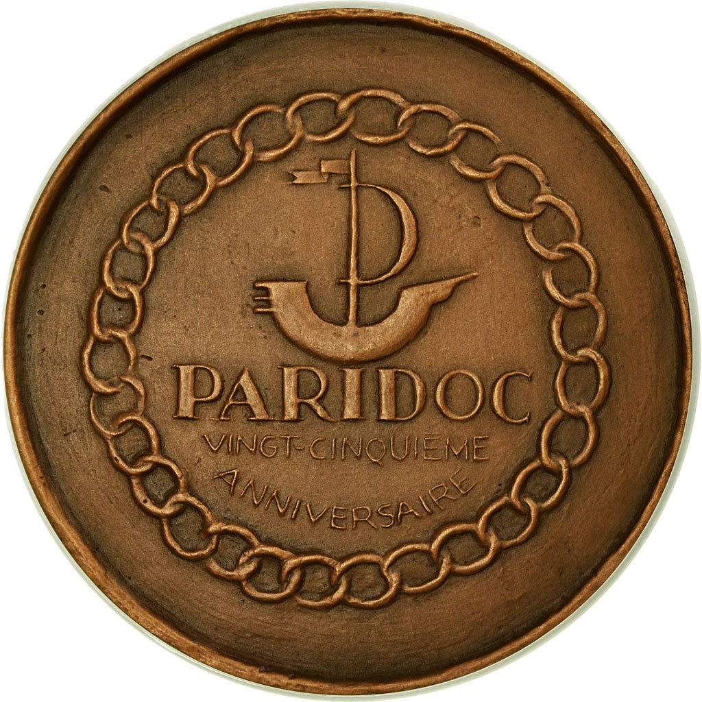 France, Medal, Paridoc, 25ème Anniversaire, Business & industry, Savin, MS(63)