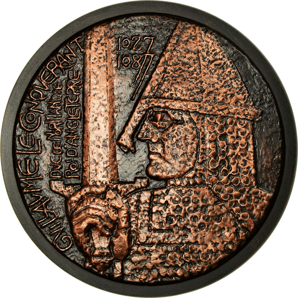 France, Medal, Guillaume Le Conquérant, History, 1997, Berechel, MS(64), Copper