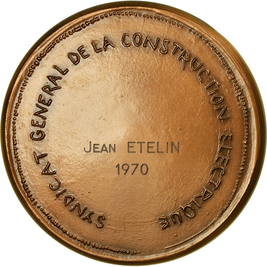 Francja, Medal, Syndicat Général de la Construction Electrique, 1969, MS(63)