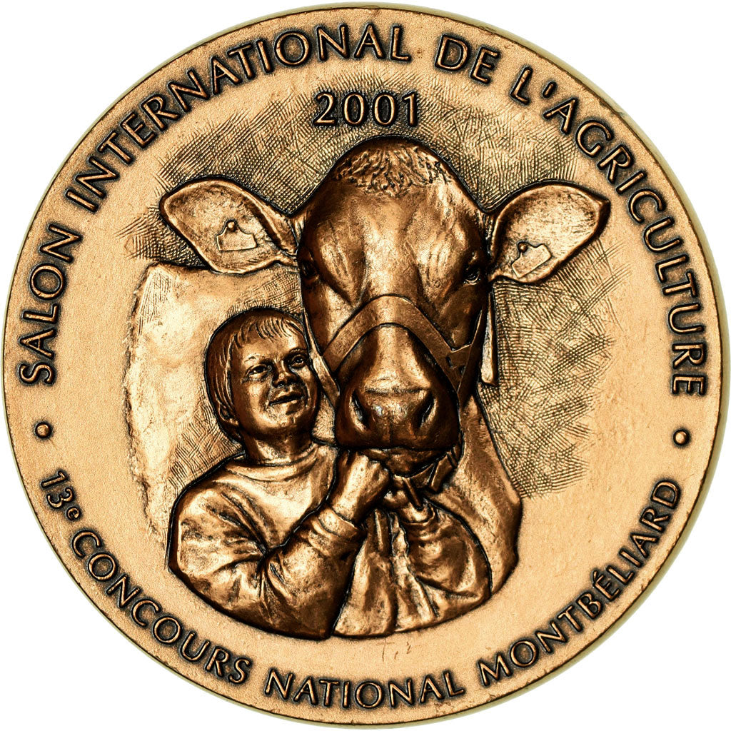 France, Medal, Concours Général Agricole des Animaux, Monbéliard, 2001, MDP