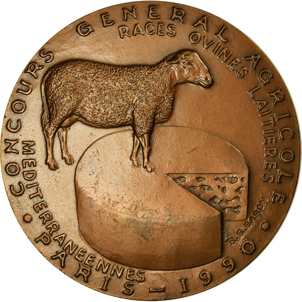 France, Medal, Salon International de l'Agriculture de Paris, 1990, MDP