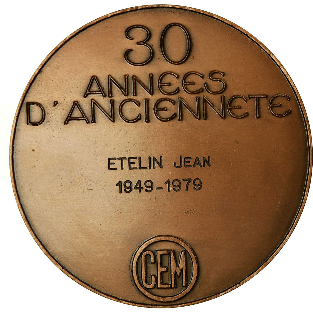 France, Medal, Compagnie Electro Mécanique, 1979, MS(63), Bronze