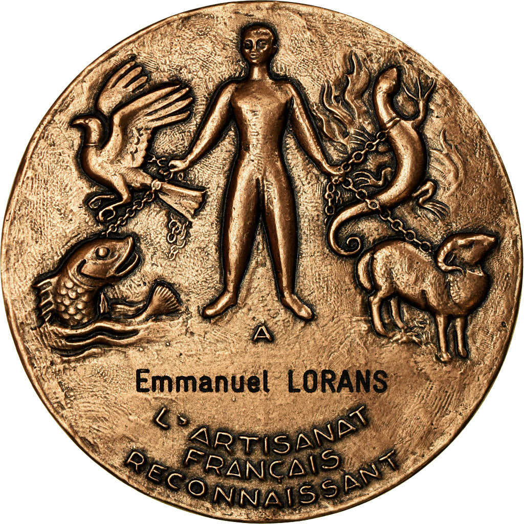 France, Medal, Chambre de métiers de France, Guiraud, MS(63), Bronze